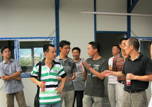 浙江省環(huán)保廳領導視察永嘉項目