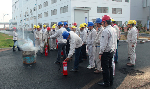 乳山項(xiàng)目開展消防演習(xí)